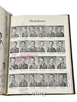 Wwe Vince Mcmahon Hand Signed 1963 Taps Fishburne Military Yearbook With Coa 1/1