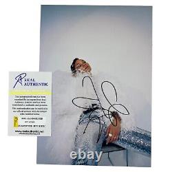 ZOE SALDANA Photo dédicacée 8x11 signée à la main en couleur avec COA (RA) Authentique