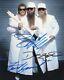 Zz Top Tous Les Trois Membres Autographies Originales Signées 8 X 10 Avec Coa