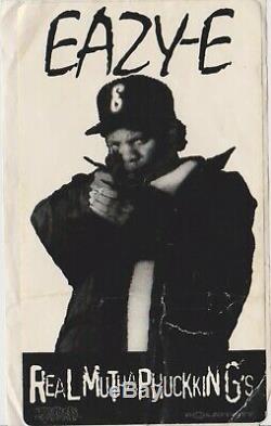 (autographie) Eazy-e Kokane Og Dresta Ruthless Records 1993 (signé À La Main)