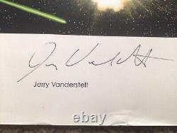 Œuvre d'art originale de Star Wars Celebration 3, signée à la main par Dave Prowse, avec certificat d'authenticité à vie.